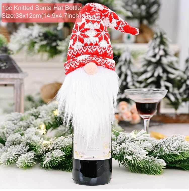 Fourreau Bouteille Noël