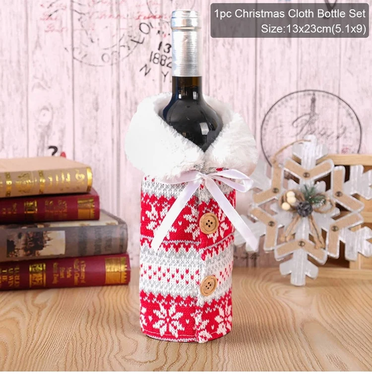 Fourreau Bouteille Noël