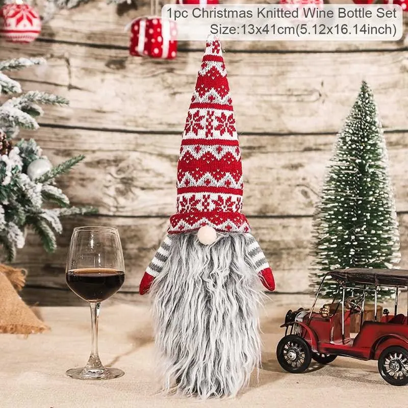 Fourreau Bouteille Noël