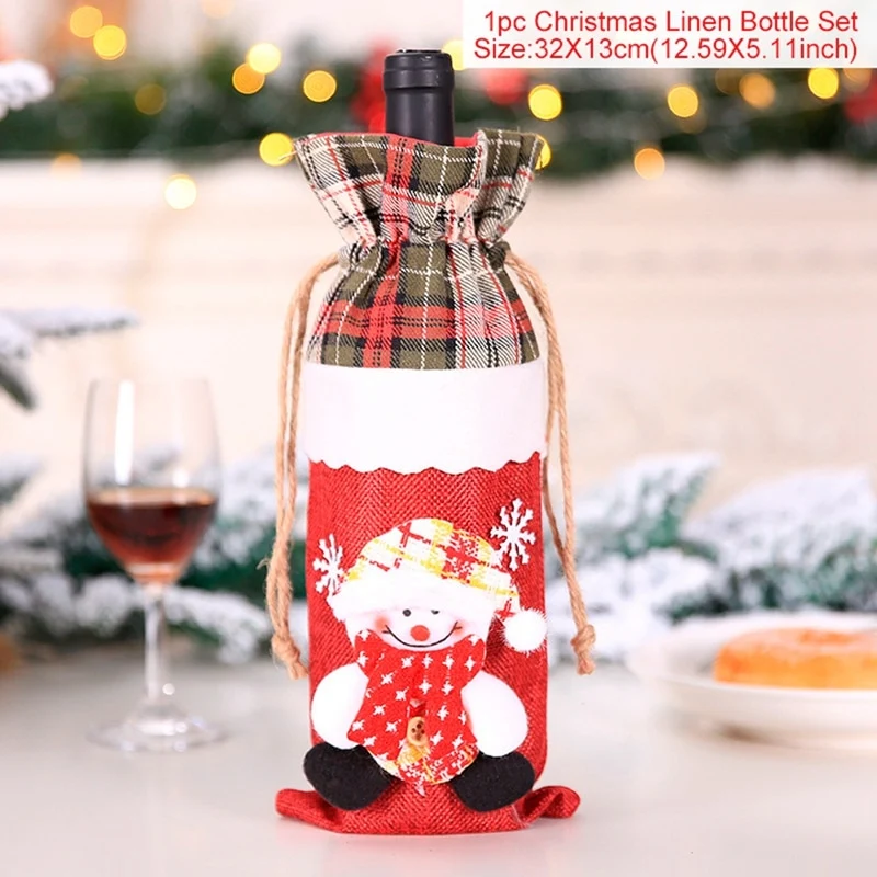 Fourreau Bouteille Noël