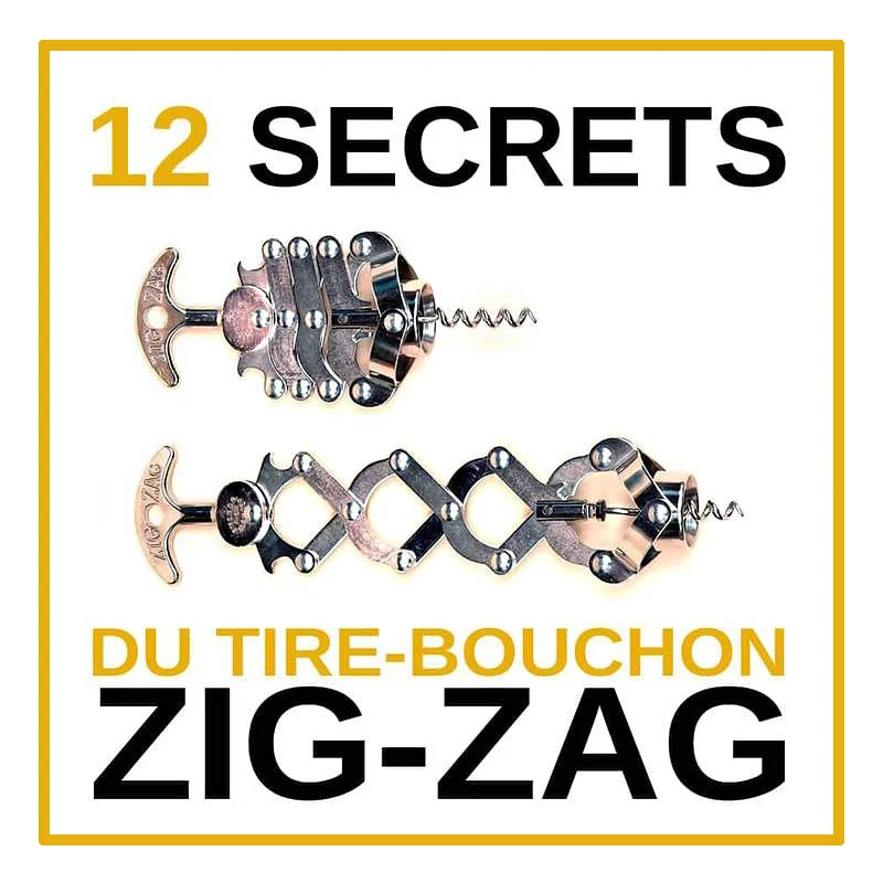 Tire Bouchon Zig-Zag + 2 Guides Vin