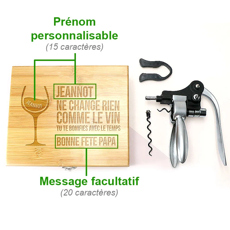 Coffret Tire Bouchon Personnalisé | Rabbit Up