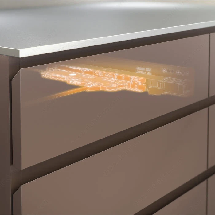 Mécanisme TIP-ON BLUMOTION pour MERIVOBOX