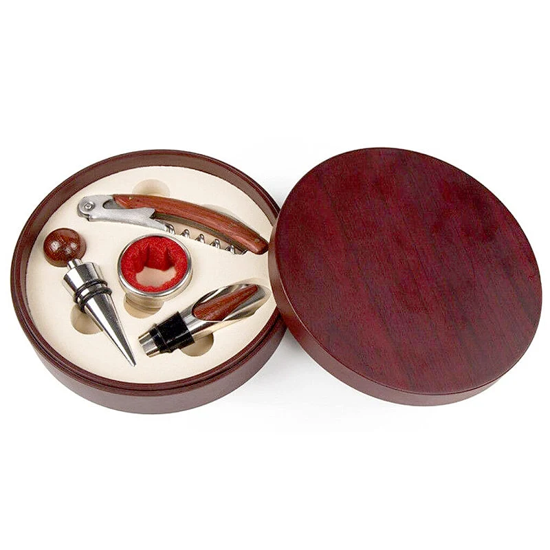 Coffret Tire Bouchon Vin Acajou