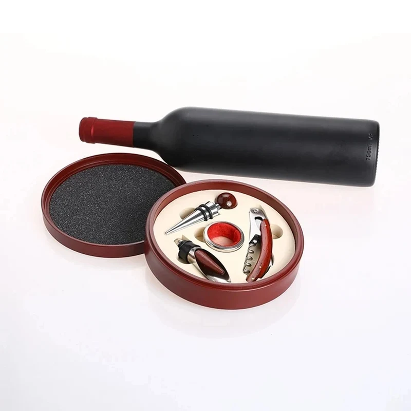 Coffret Tire Bouchon Vin Acajou