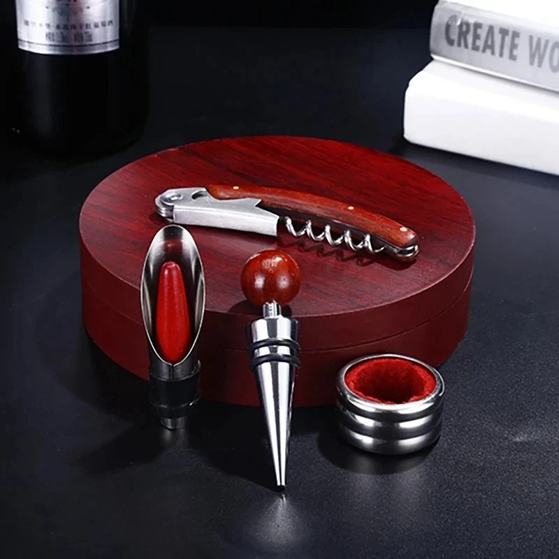 Coffret Tire Bouchon Vin Acajou