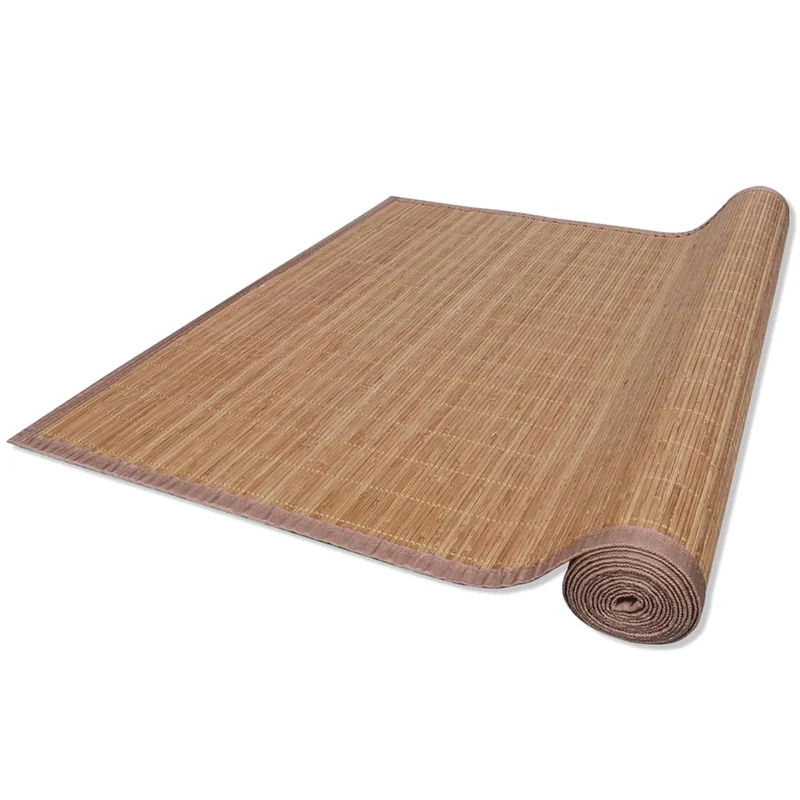 Tapis en bambou 160 x 230 cm Marron DEC023935