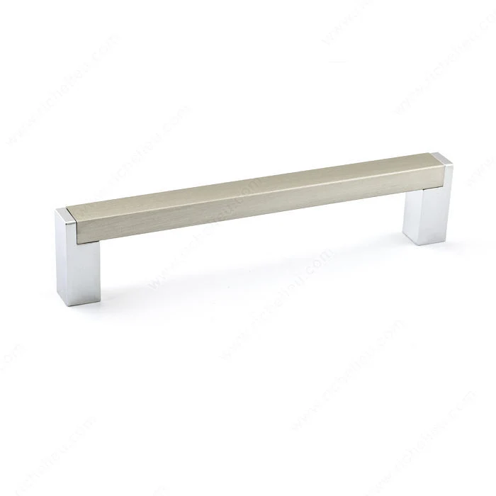 Poignée contemporaine en métal et aluminium - 801