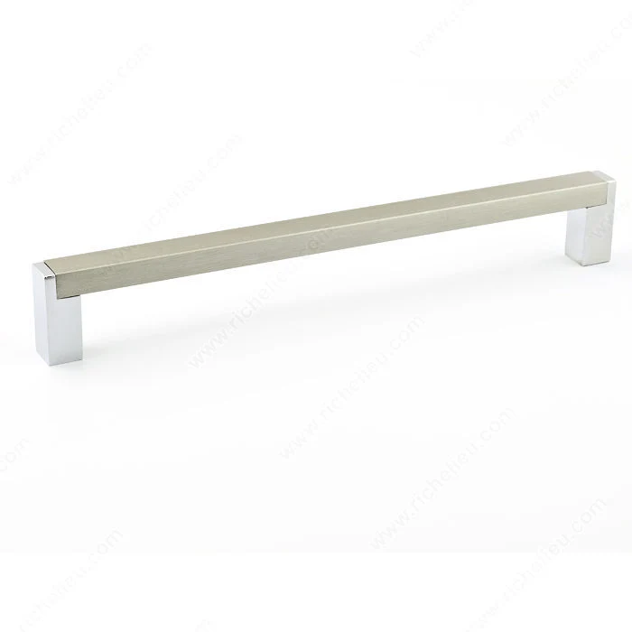 Poignée contemporaine en métal et aluminium - 801