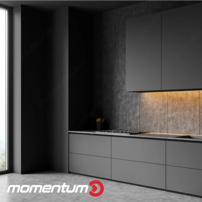 Coulisse sous plan MOMENTUM - pousser pour ouvrir