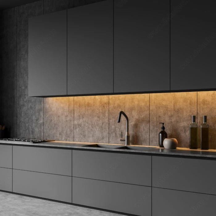 Coulisse sous plan MOMENTUM - pousser pour ouvrir