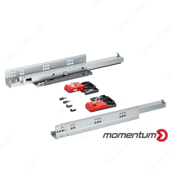 Coulisse sous plan MOMENTUM - pousser pour ouvrir