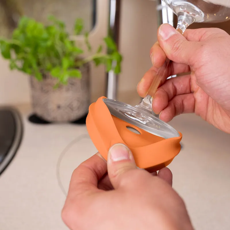 Magnet-Kondom für Stielgläser ORANGE