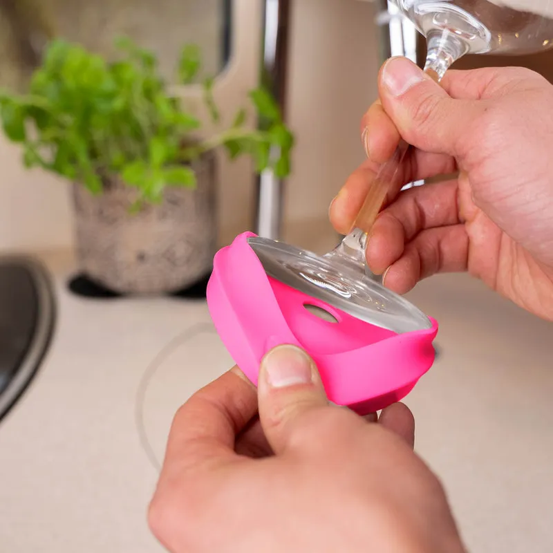 Magnet-Kondom für Stielgläser PINK