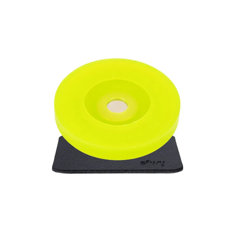 Magnet-Kondom für Stielgläser YELLOW inkl. Pad