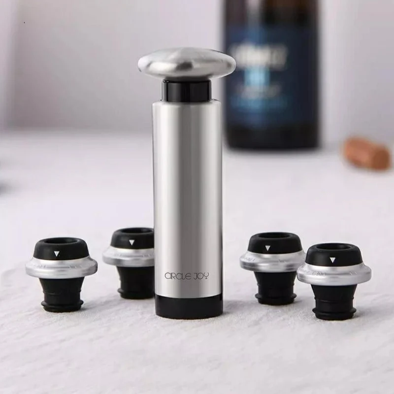 Pompe À Air Vin | Silver Romance