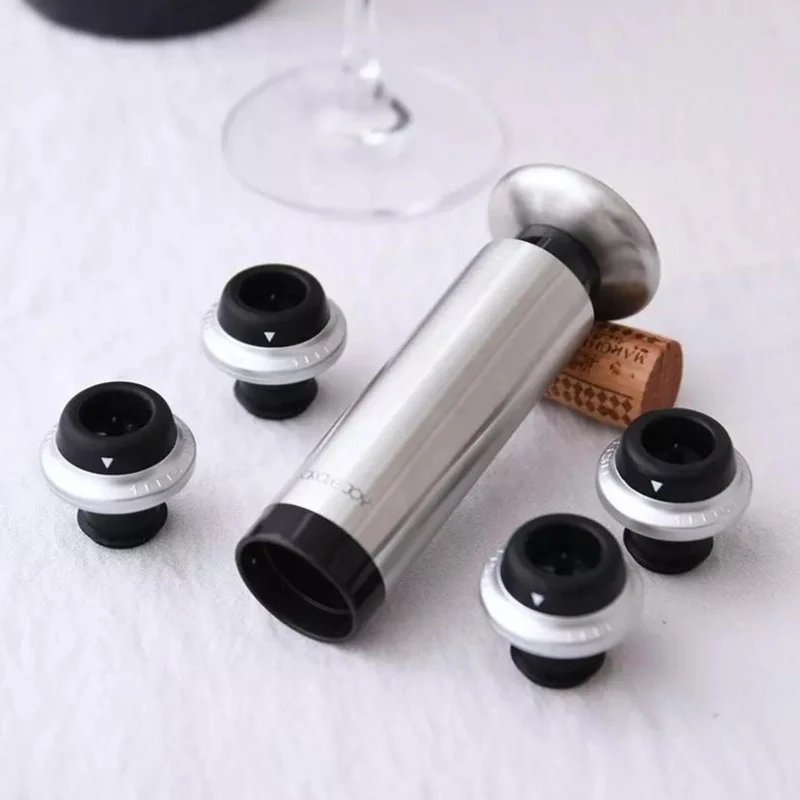 Pompe À Air Vin | Silver Romance