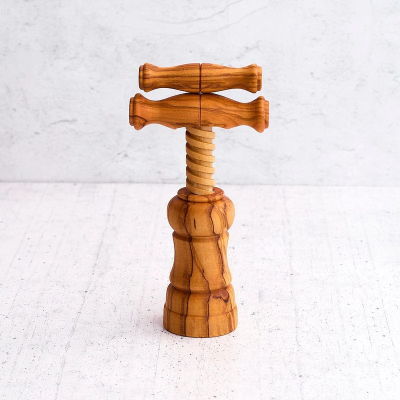 Olive Wood Corkscrew – Handmade in Italy | Elegant Screw Wine Opener