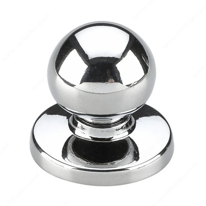 Bouton sphérique avec plaque - 4605
