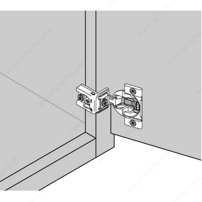 Charnière COMPACT BLUMOTION 39C 110°-Recouvrement: 1 1/4 po