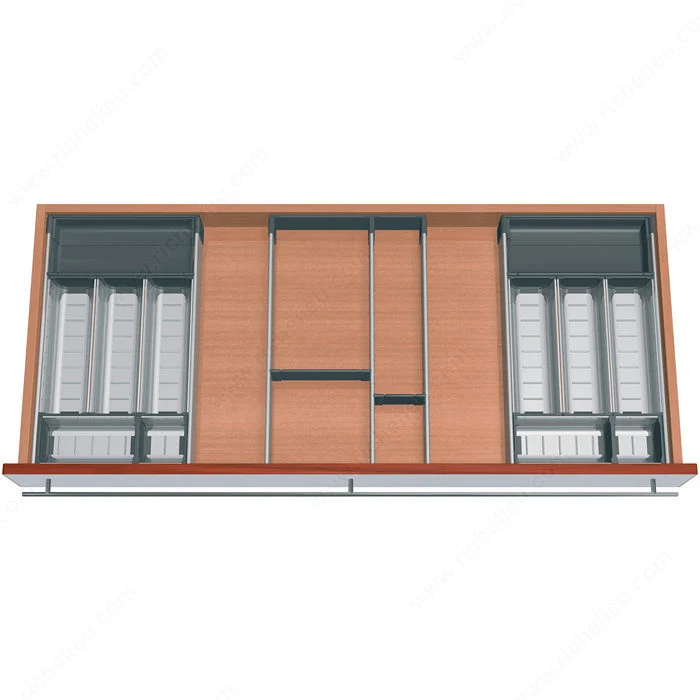 Ensemble modulaire Orgaline pour tiroir à couverts de 550 mm x 1 200 mm (22 po x 48 po), P x l