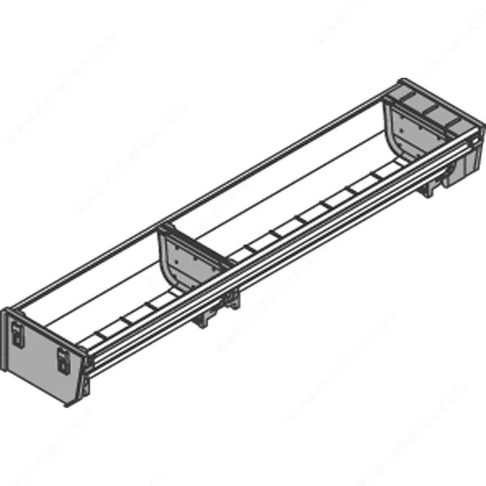 Ensemble modulable Orgaline pour petits accessoires, pour tiroir de 500 mm (20 po) de profondeur par 275 mm (11 po) de largeur
