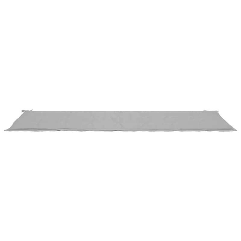 Coussin de banc de jardin Gris 200 x 50 x 3 cm DEC021735