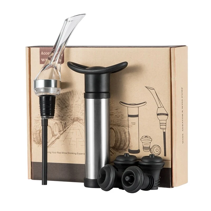 Coffret Pompe À Vide d'Air Vin Morhange