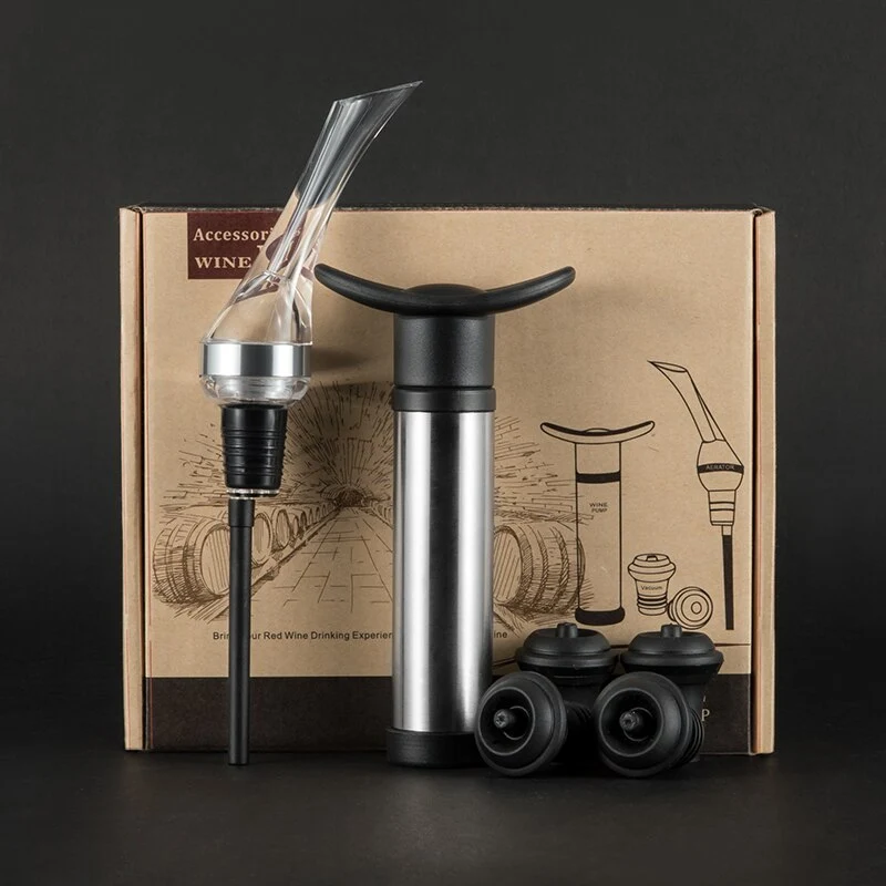 Coffret Pompe À Vide d'Air Vin Morhange