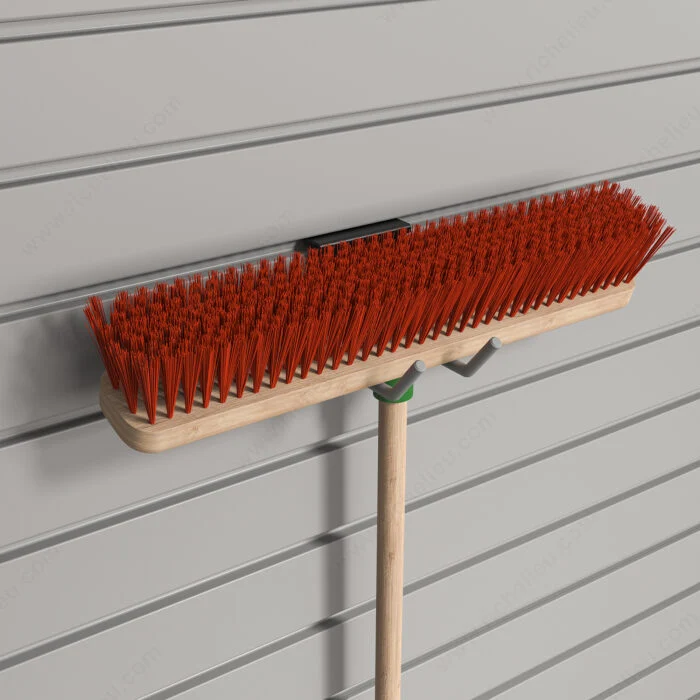 Crochet double pour panneau rainuré