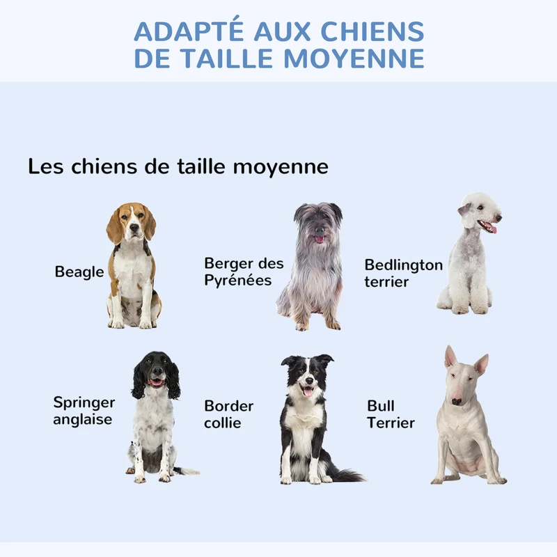 Lot de 2 cages pour chien 92 x 57 x 62,5 cm pliables double loquet sécurisée plateau amovible moderne en acier noir 21_0007322