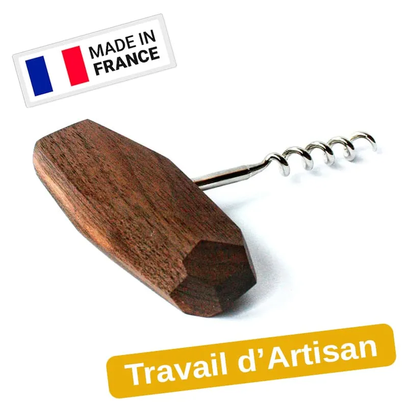 Tire Bouchon Bois De Noyer Made In France