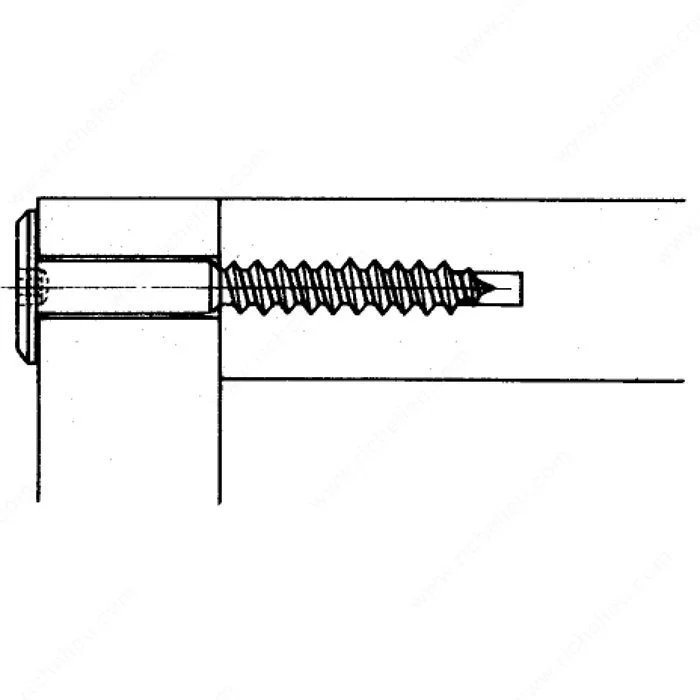 Boulon d'assemblage de type JCB-BW, pointe tire-fond