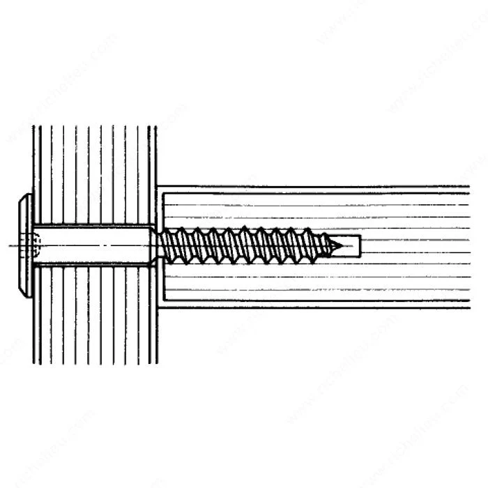Boulon d'assemblage de type JCB-BW, pointe tire-fond