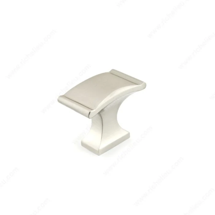 Bouton traditionnel en métal 2606 - Nickel brossé - Pqt 10