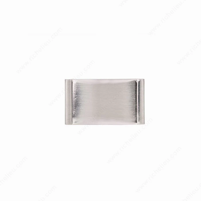 Bouton traditionnel en métal 2606 - Nickel brossé - Pqt 10