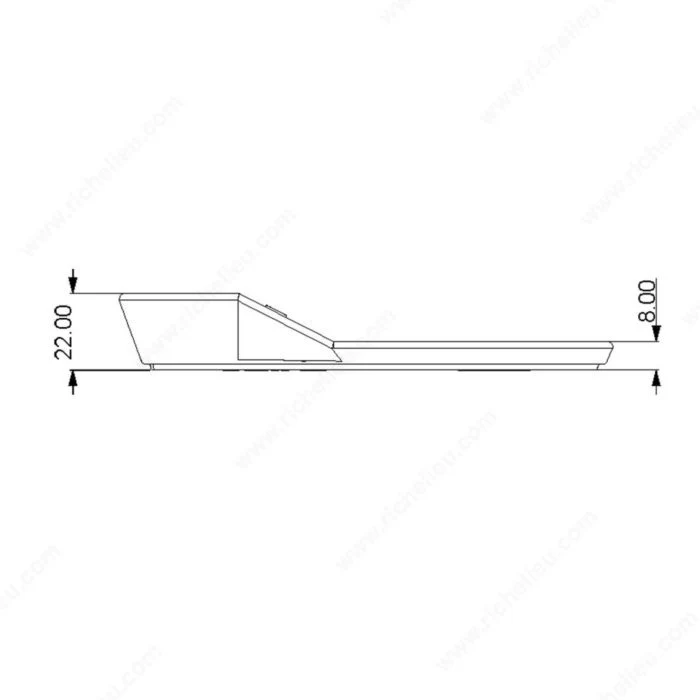 Lampe DEL à pile avec interrupteur tactile intégré