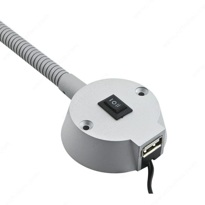 Lampe de tête de lit à DEL avec port d'alimentation USB