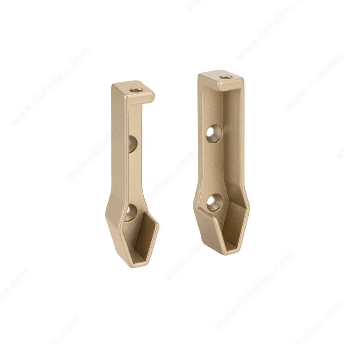 Supports gauche et droite pour tringle en losange