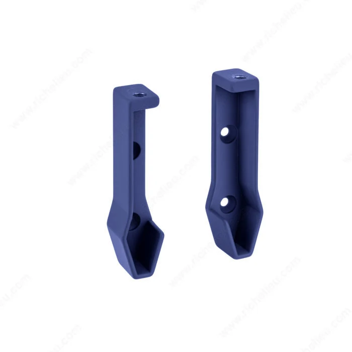 Supports gauche et droite pour tringle en losange