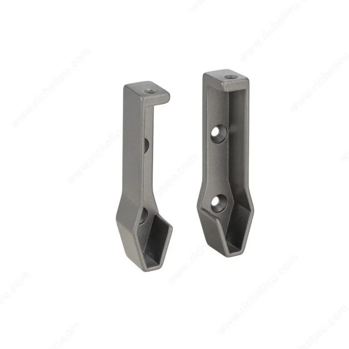Supports gauche et droite pour tringle en losange