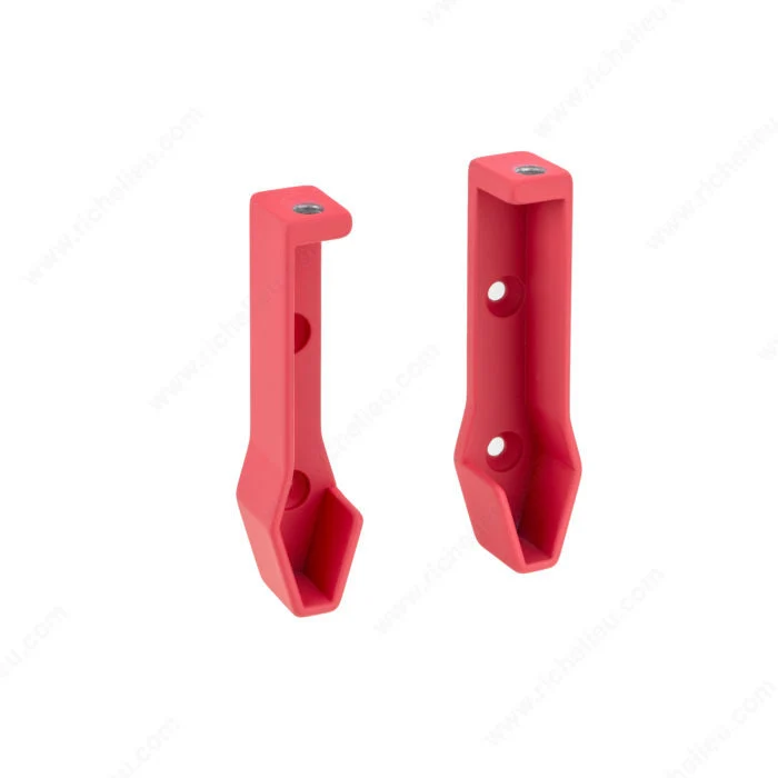 Supports gauche et droite pour tringle en losange