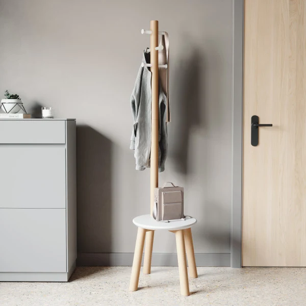Tabouret porte-manteau - Pillar
