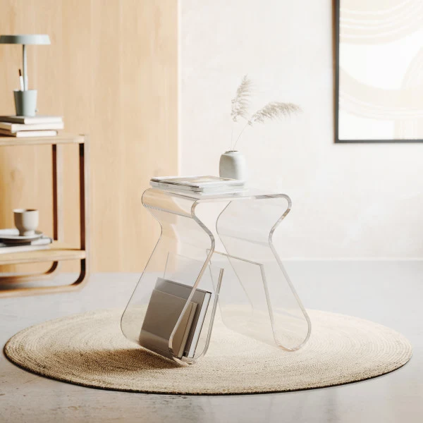 Table d'appoint et porte-magazine - Magino