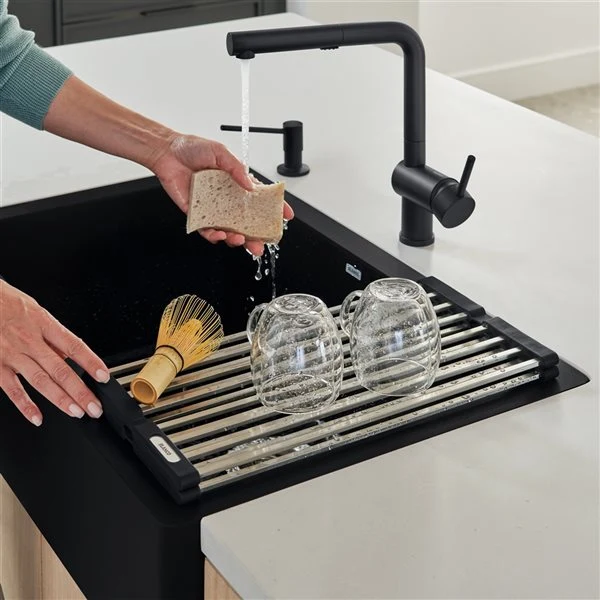 Grille d'évier pliable en acier inoxydable - Blanco