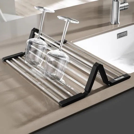 Grille d'évier pliable en acier inoxydable - Blanco