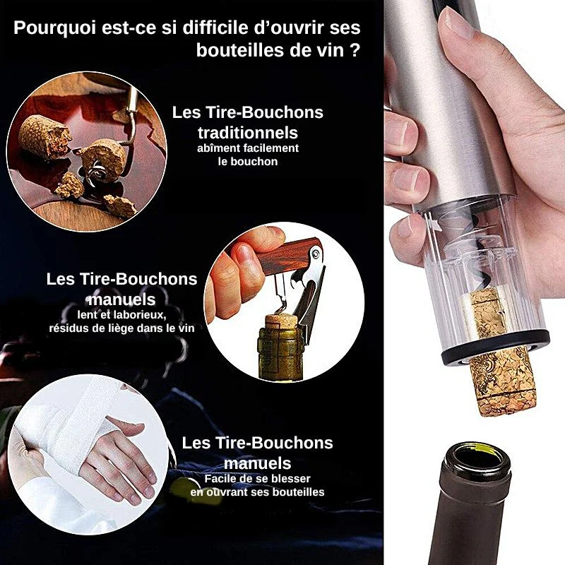 Tire Bouchon Electrique Blue Steel