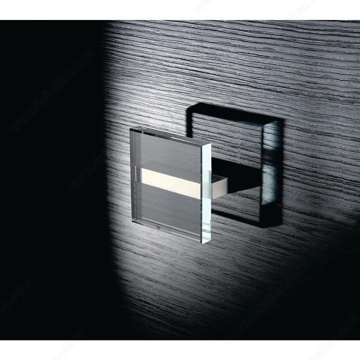 Bouton moderne en verre et en métal - 2027