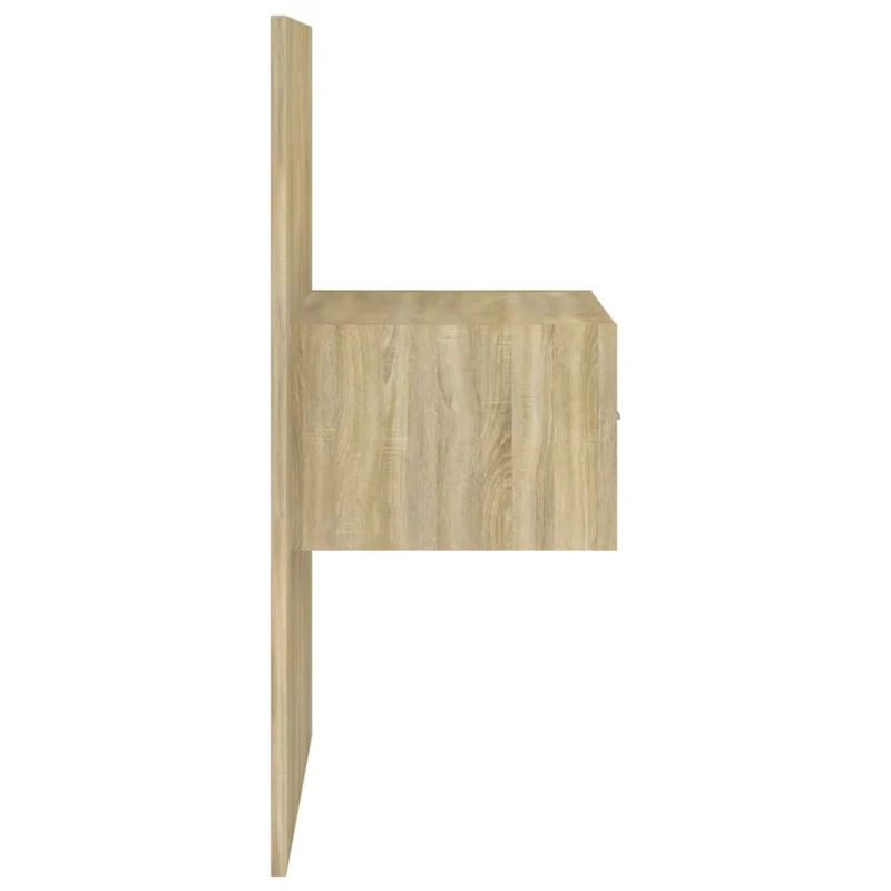 Tables de chevet murales 2 pcs chêne sonoma brun DEC036065
