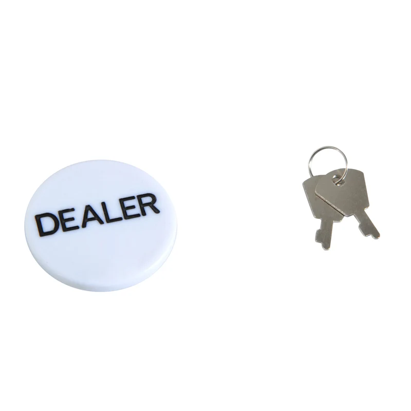 Mallette de poker professionnelle portable 55,5 x 22 x 6,5 cm 500 jetons tournois complète moderne en aluminium argenté 21_0006638